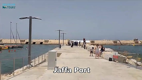 Videographed tour in old Jaffa